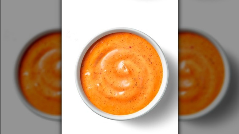 Bowl of baja chipotle sauce