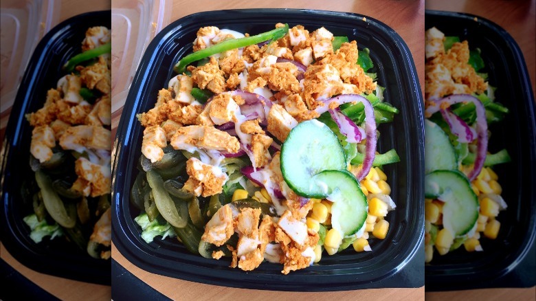 A salad from Subway