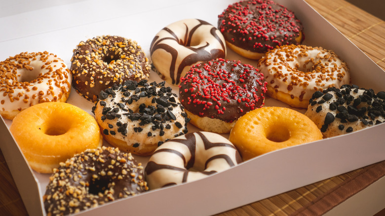 box of assorted donuts