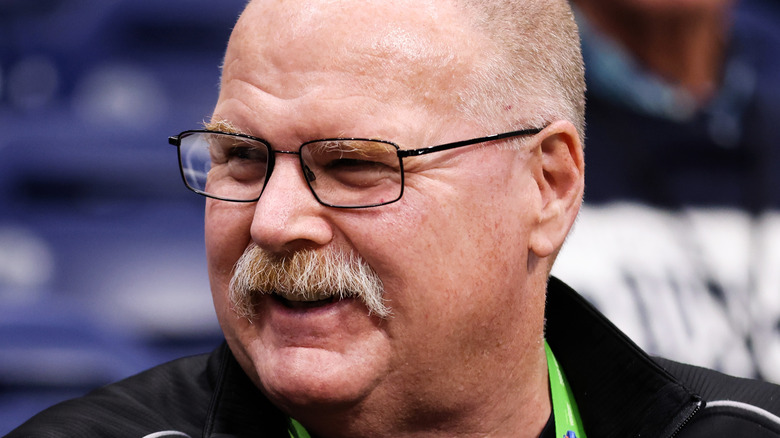 Andy Reid smiles