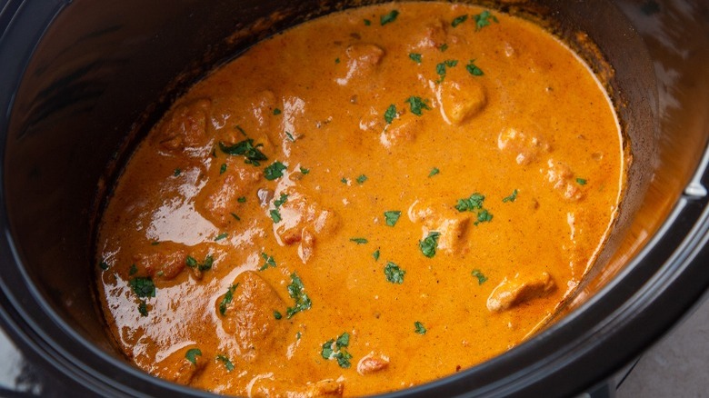 slow cooker butter chicken