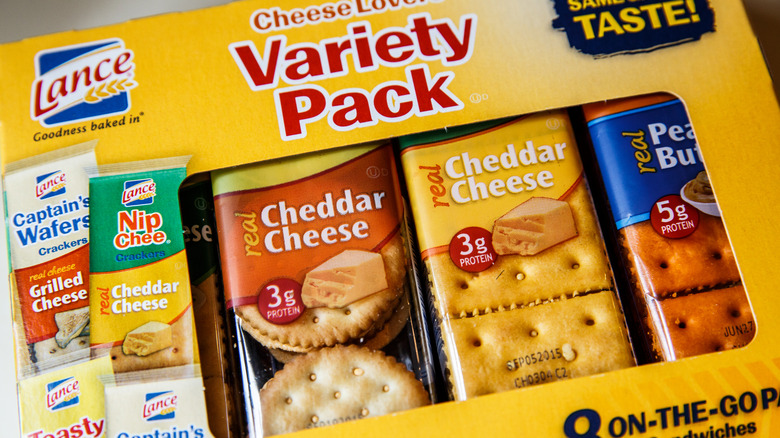 box of variety crackers