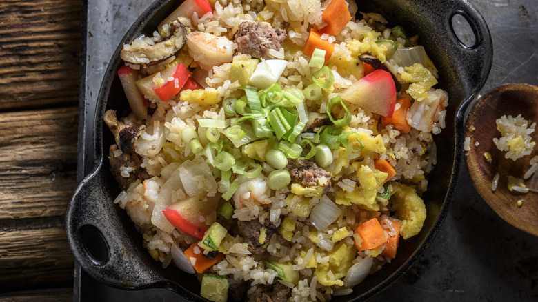 fried rice cast iron