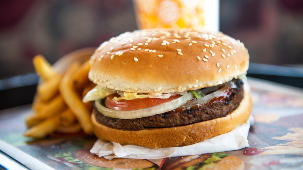 Whopper with fries and drink