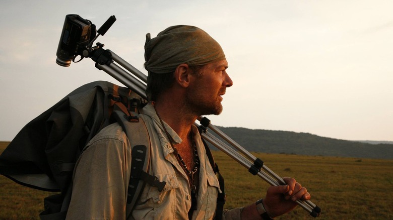 Les Stroud in the wilderness