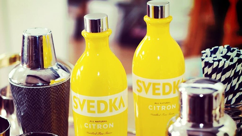 citron svedka with cocktail shakers