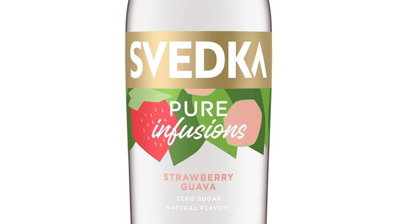 svedka strawberry guava on white background