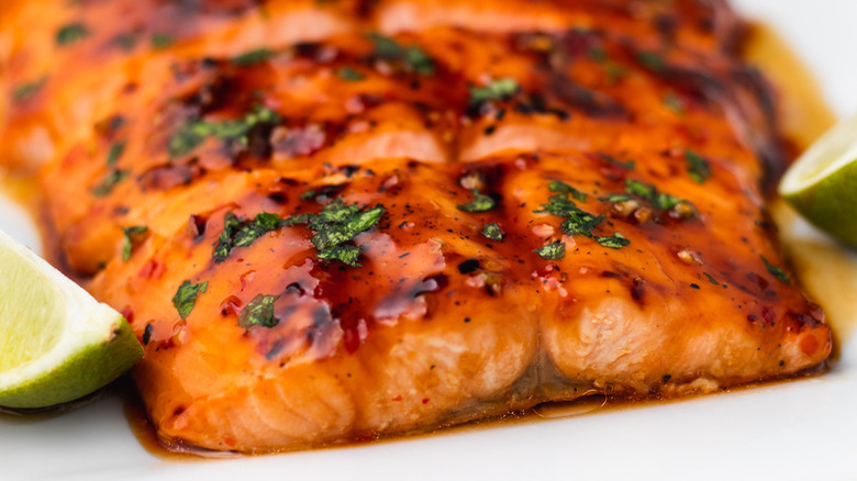 Broiled Sweet Chili Salmon