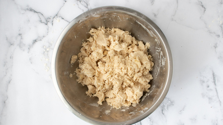 pie dough in bowl