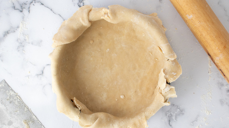 pie crust in pan