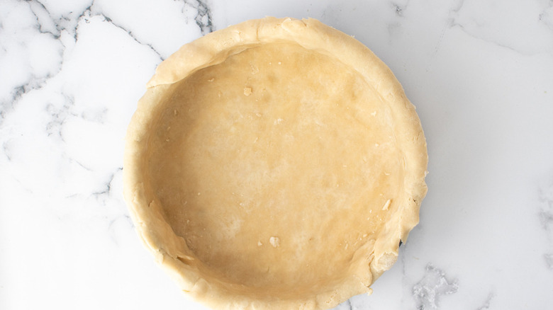 pie crust in pan