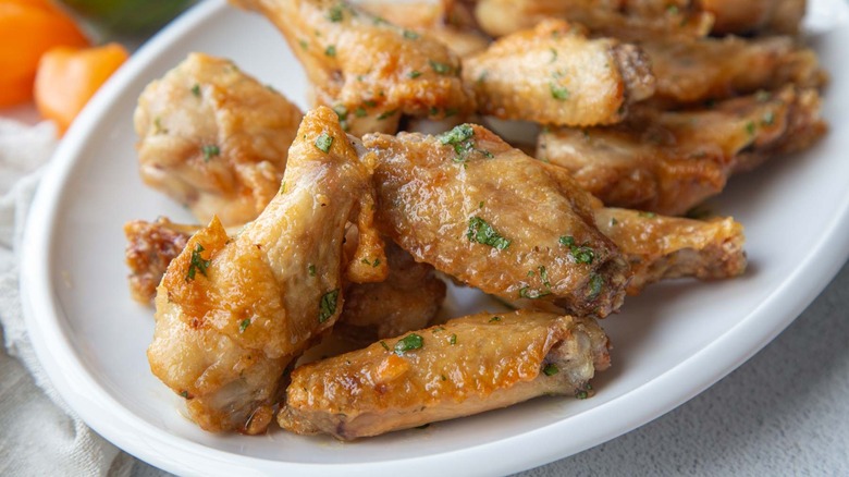 habanero glazed chicken wings