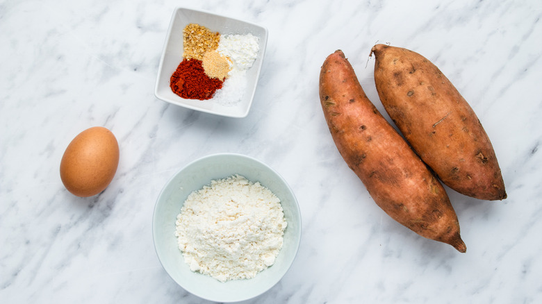 sweet potato fritter ingredients 