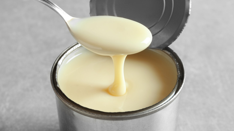 can of sweetened condensed milk