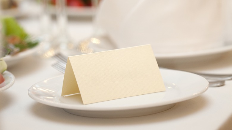 place card