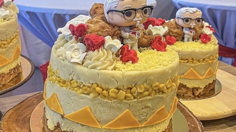 KFC wedding cake