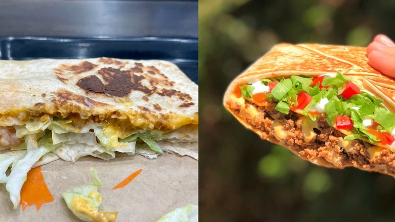 Crunchwrap layering comparison