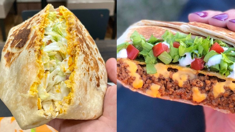 Crunchwrap tostada comparison