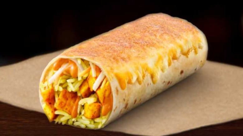 Indian Grilled Cheese Burrito