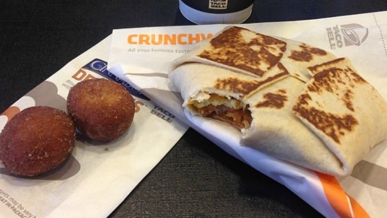 Sweet breakfast crunchwrap