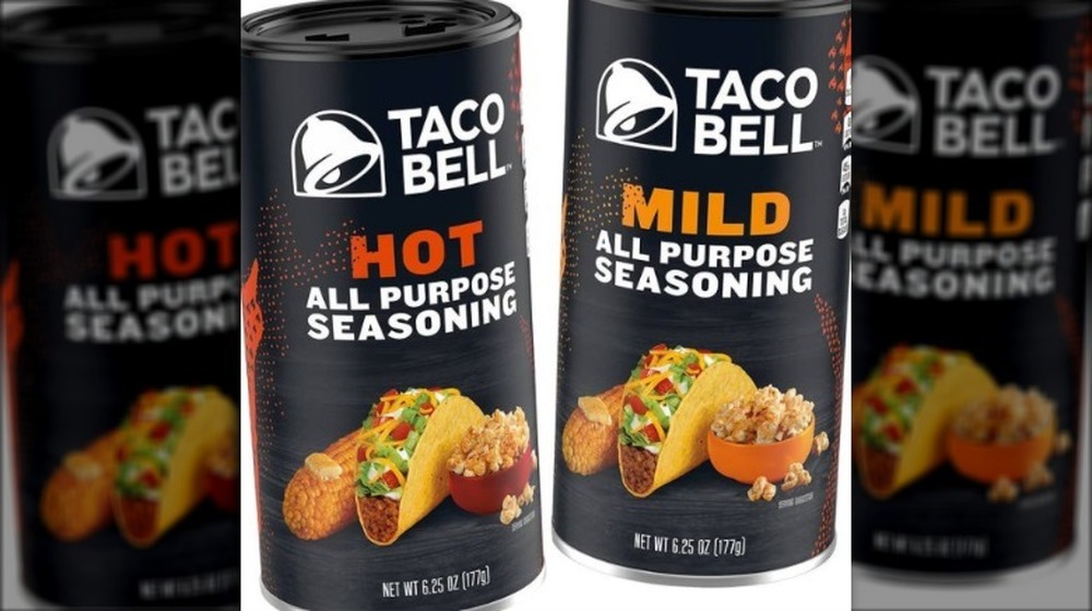 Taco Bell all purpose seasoning shakers