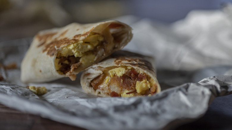 Taco Bell breakfast burrito