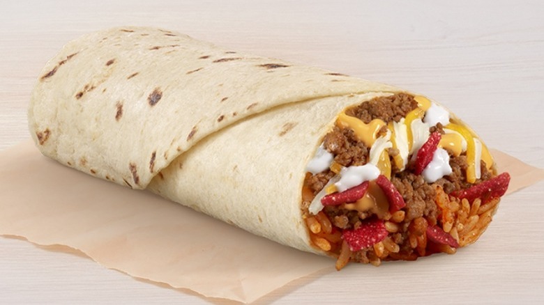 Taco Bell's beefy melt burrito