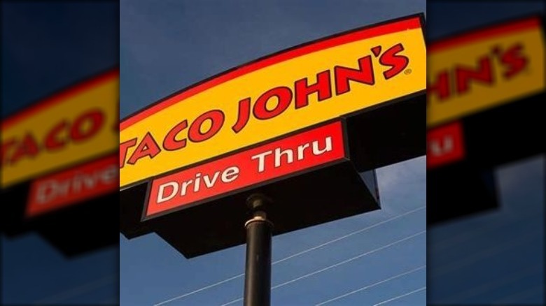 Taco John's sign