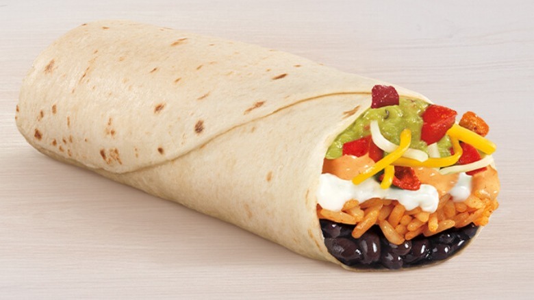 fiesta veggie burrito from Taco Bell