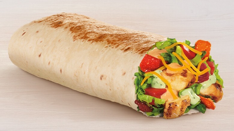 Taco Bell's chipotle ranch grilled chicken burrito