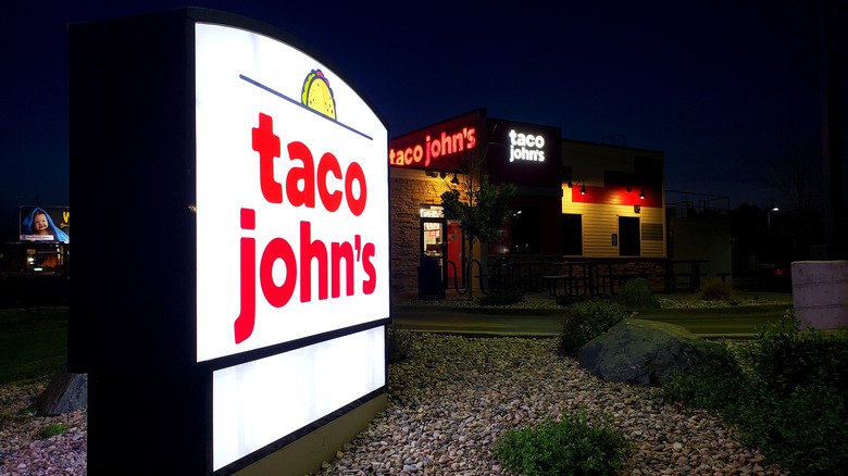 Taco John's sign