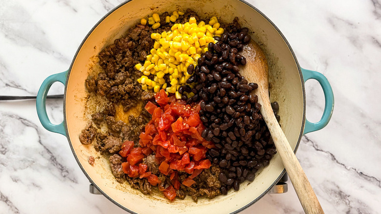 ground beef with vegetables