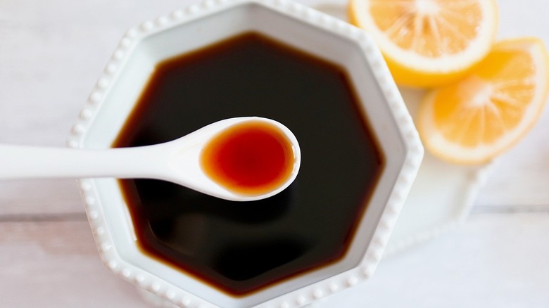 ponzu sauce with meyer lemon