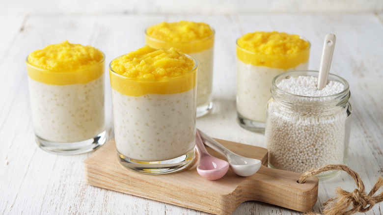 tapioca pudding with fruit