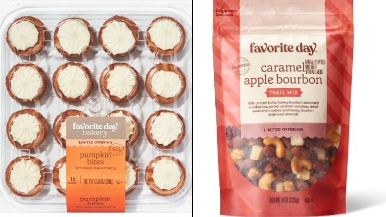 Target pumpkin bites and caramel apple bourbon trail mix