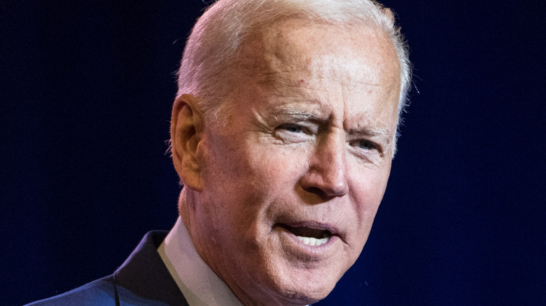 Closeup of President Joe Biden