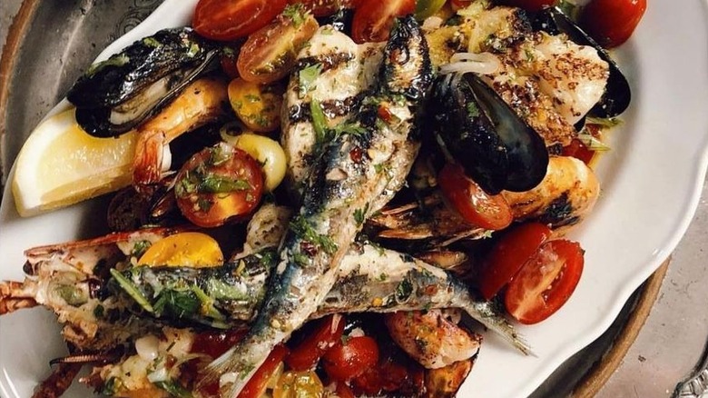 A rustic Italian seafood dish from Via Carota