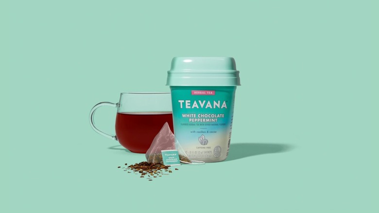 Teavana cup with tea bag