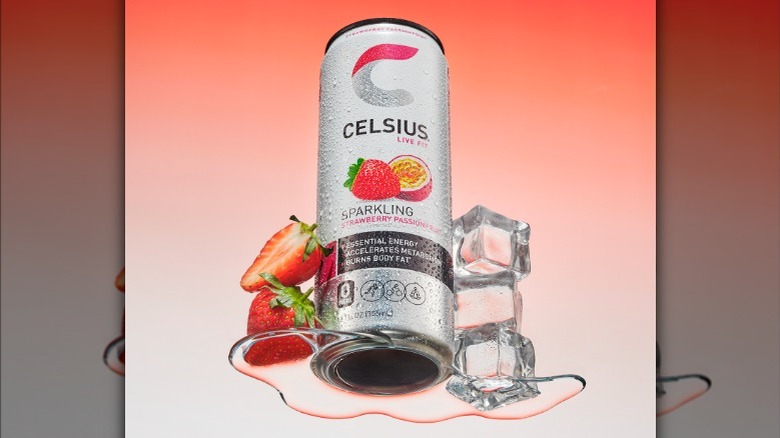 CELSIUS Strawberry Passionfruit flavor energy drink