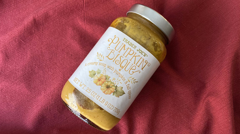  jar of Trader Joe's Pumpkin Bisque