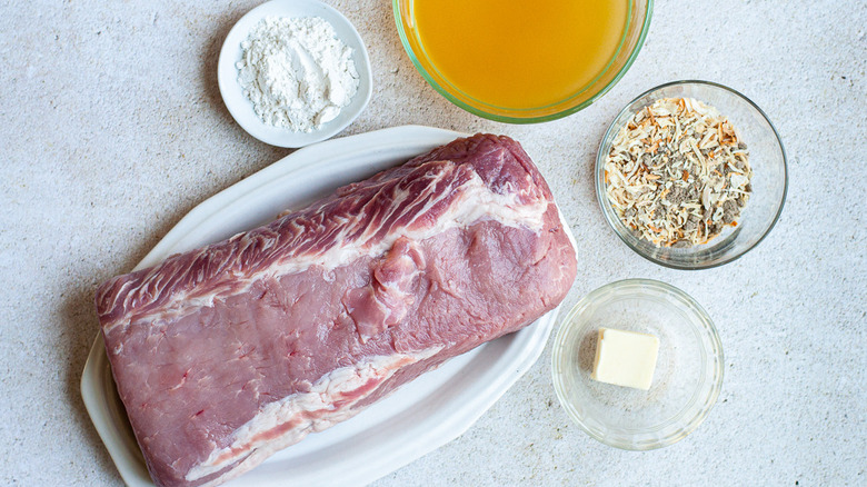 ingredients for slow cooker pork