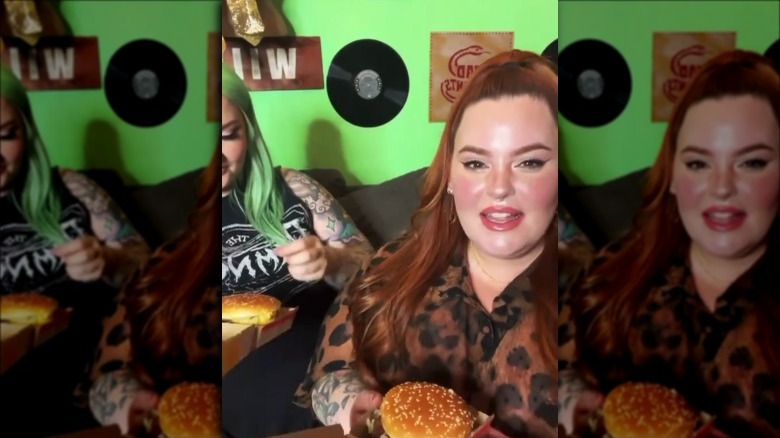 Tess Holliday with Big Mac