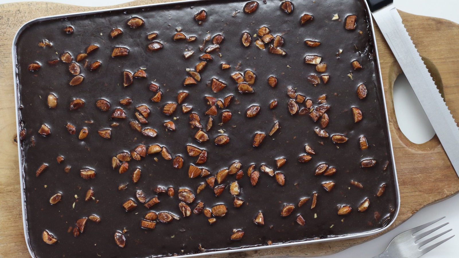 White Texas Sheet Cake