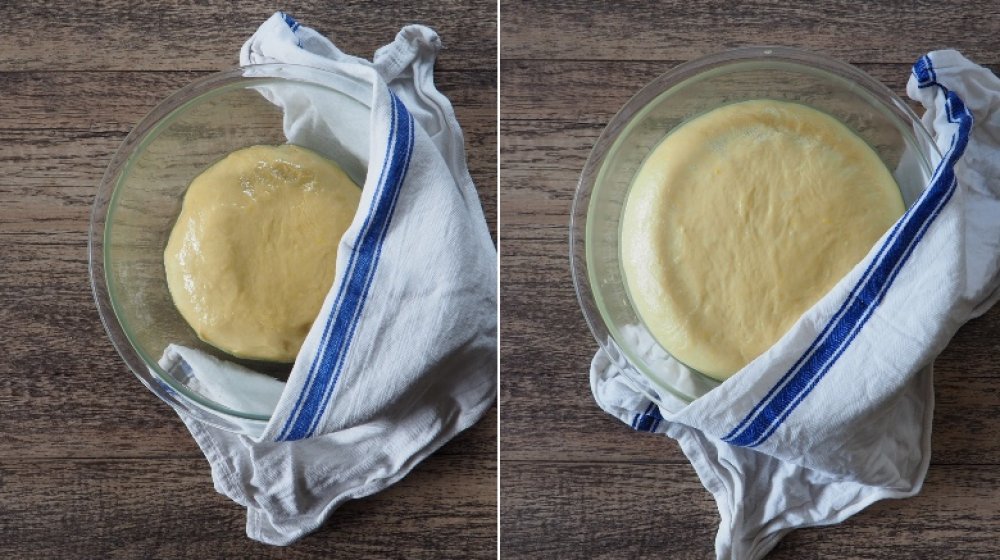 let the dough rise for Texas Roadhouse cinnamon butter and rolls