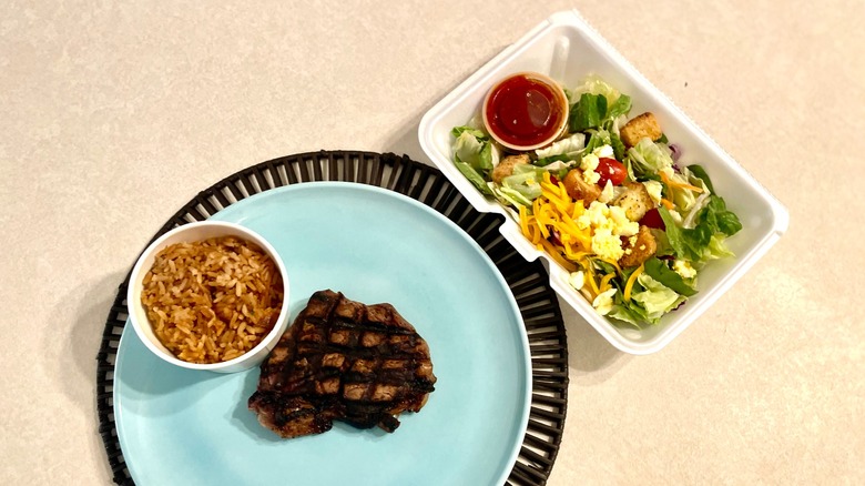 ny strip on plate