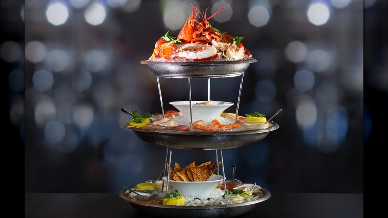 Eddie V's seafood tower