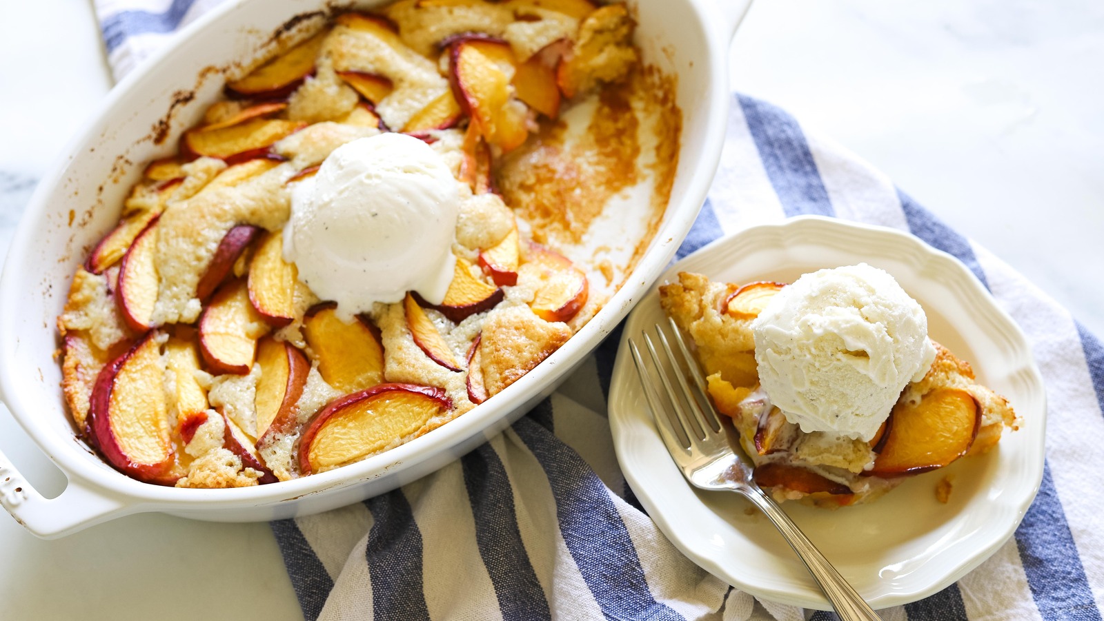 Texas Style Peach Cobbler Recipe image