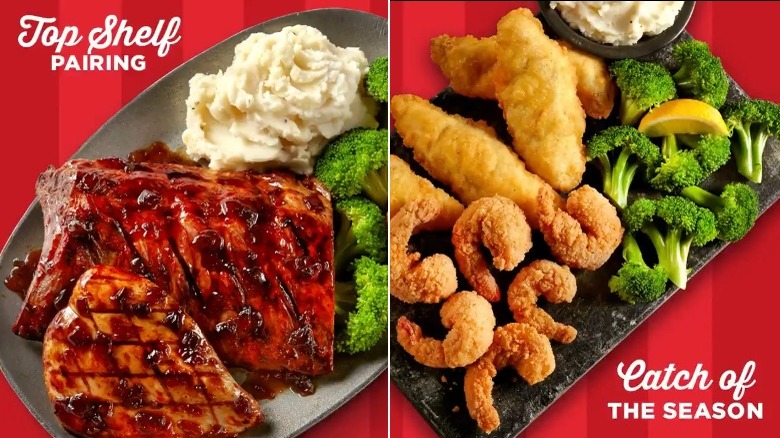 TGI Fridays combo entrées