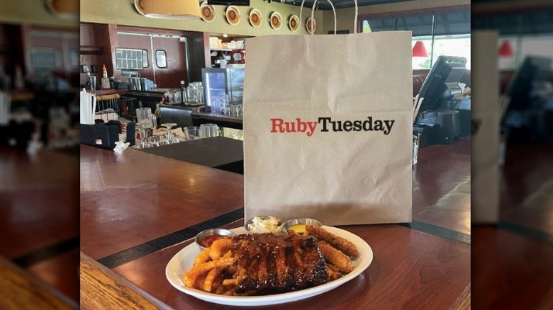 to-go Ruby Tuesday meal