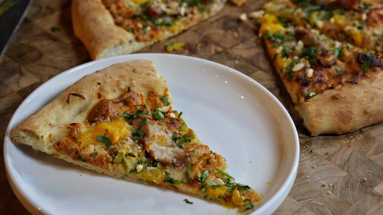 Thai-Inspired Chicken Pizza Recipe